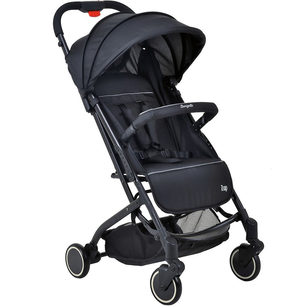 Carrinho de Bebê Burigotto Zap Black: Compacto e Prático!