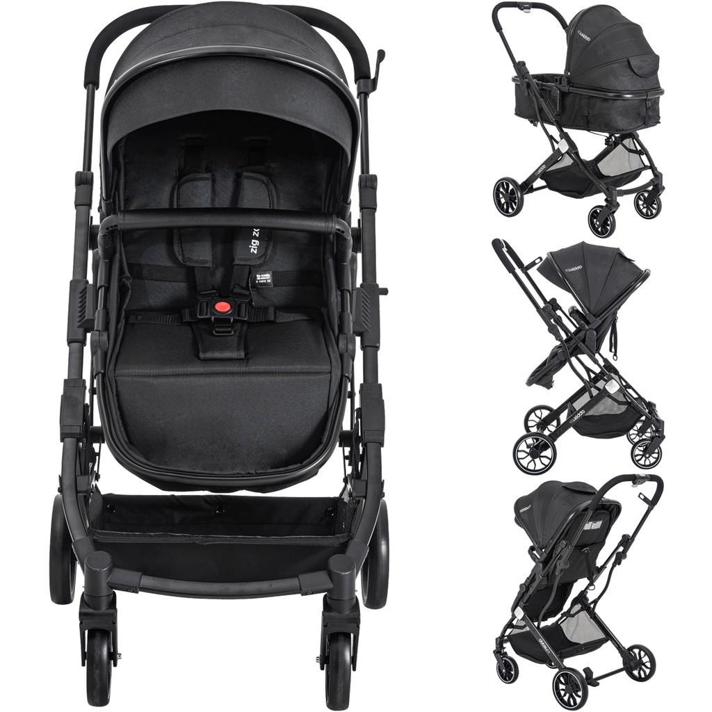 Carrinho de Bebê Kiddo Zig Zag: Conforto e Segurança!