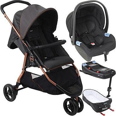 Carrinho Moisés Bebê Conforto + Base ISOFIX Burigotto CR3