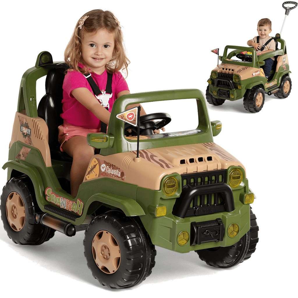 Carrinho Pedal Calesita Diipi Savannah: Aventura e Diversão!