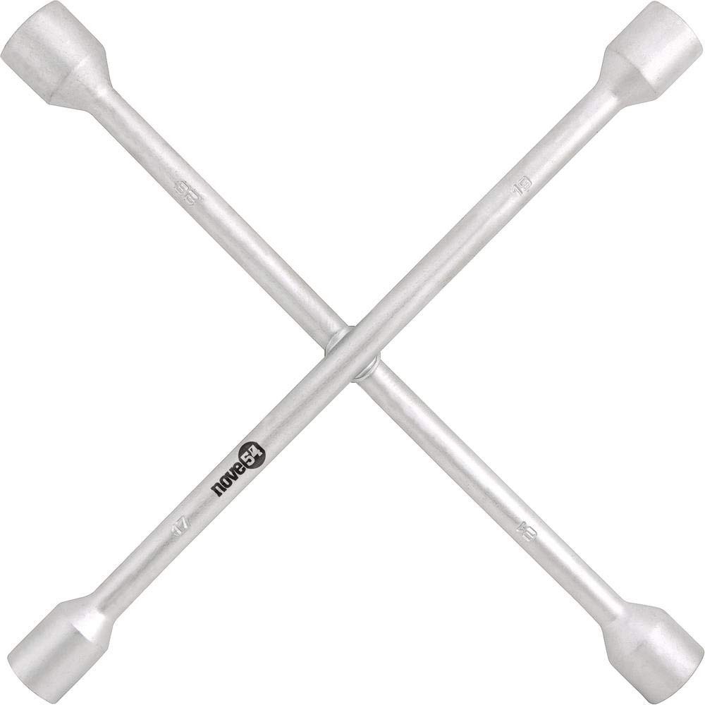 Chave de Roda Tipo Cruz Nove54 17mm a 23mm - Essencial para seu Carro
