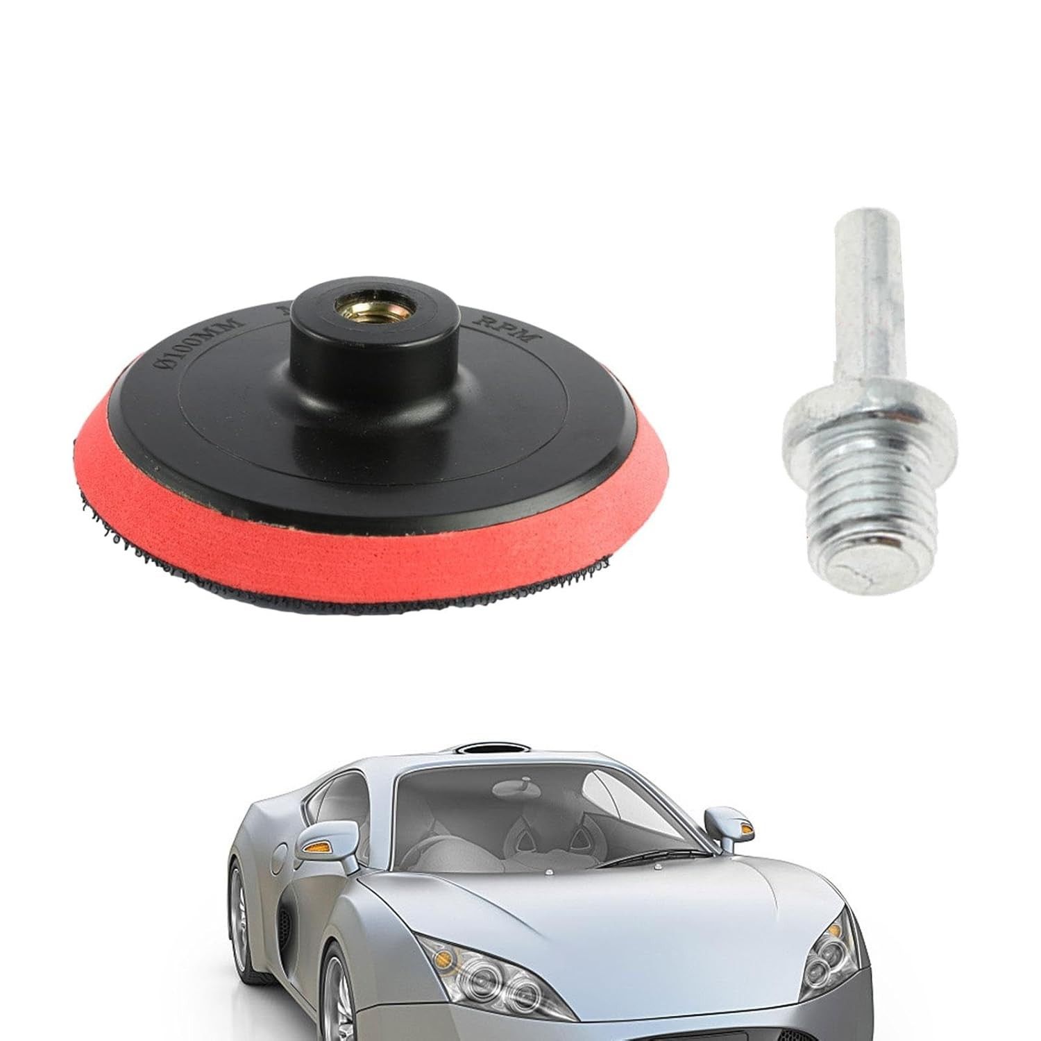 Kit de Polimento para Carro com Discos Flocados - Sistema Profissional para Detalhamento Automotivo