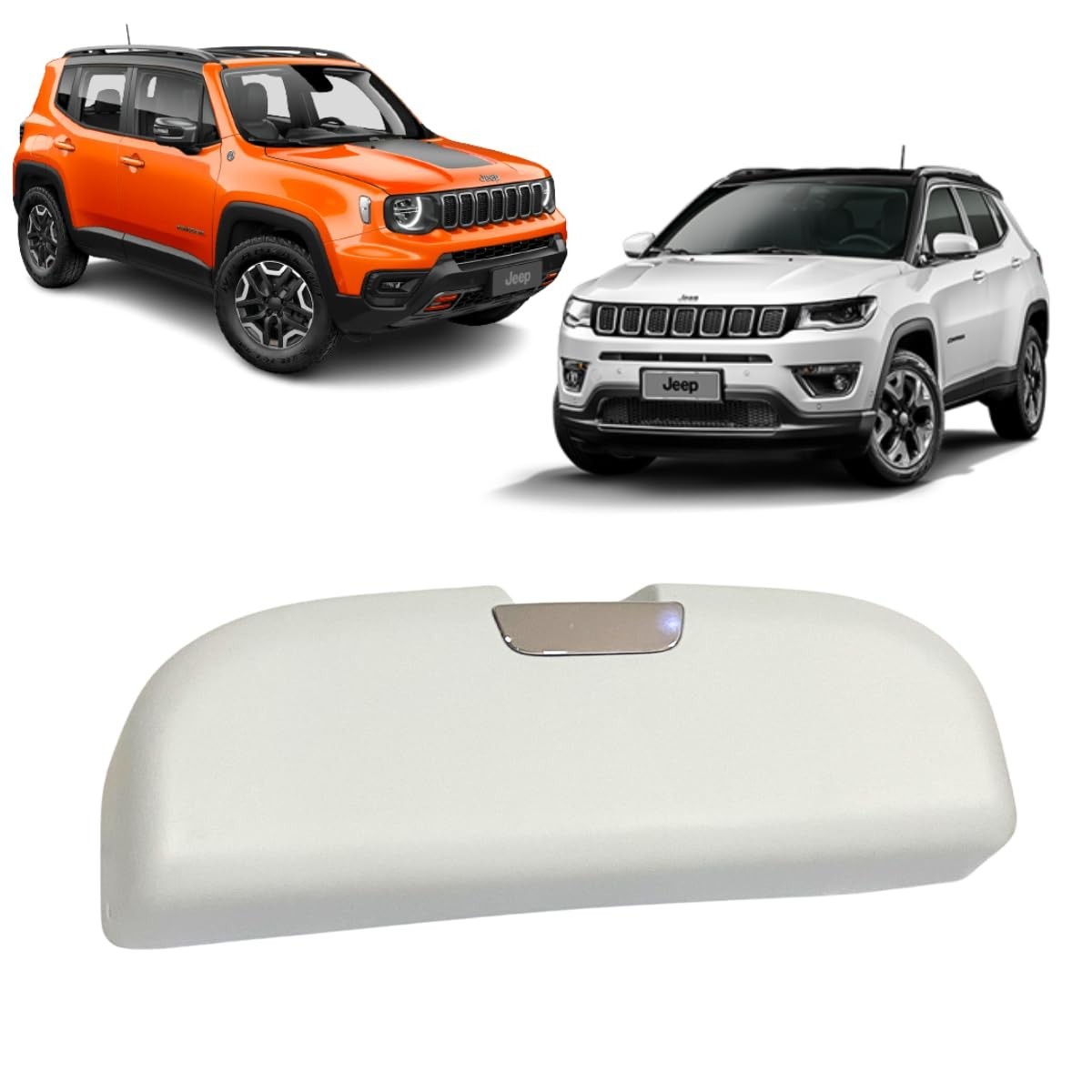 Porta Óculos Veicular Original para Jeep Renegade: Segurança e Estilo no Seu Carro