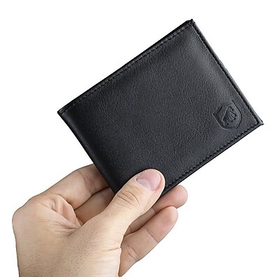Carteira de Couro Gshield: Elegância e Organização