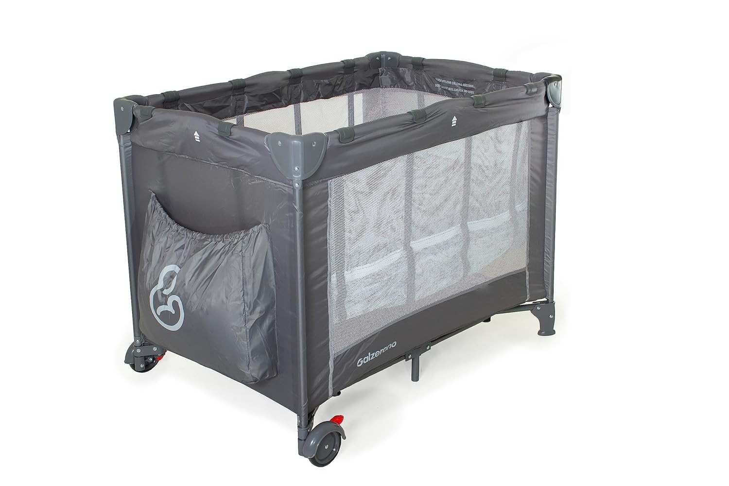 Berço Triton Grafite - Conforto e Segurança para Bebês em Casa e Viagem