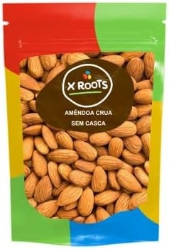 Amêndoas Cruas sem Casca Importadas Premium 1kg - X Roots.