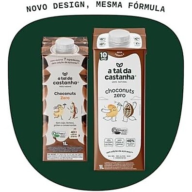 Choconuts Zero: Leite de Castanha Delicioso 1L