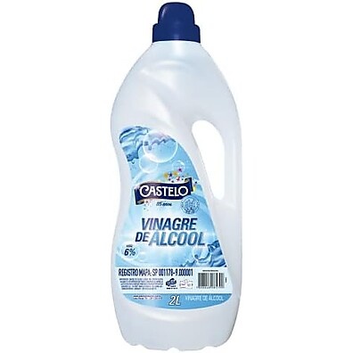 Vinagre Limpeza 6% Castelo 2L: Poder Desinfetante