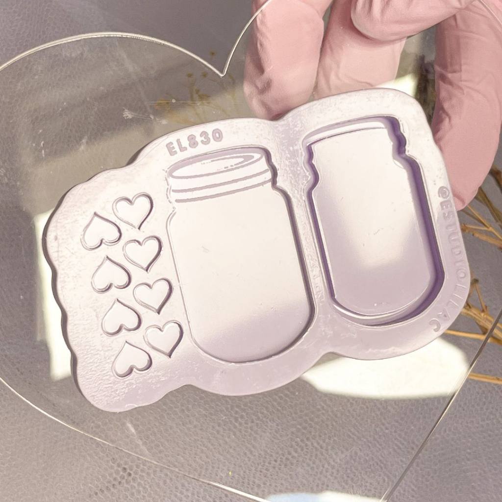 Molde de Silicone para Chaveiro Potinho – 10 Cavidades