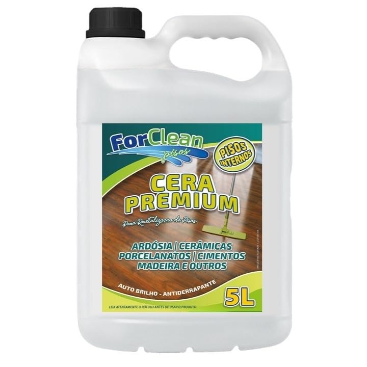 Cera Acrílica para Ardosia com Auto Brilho e Proteção Antiderrapante - 5L Rende até 250m²