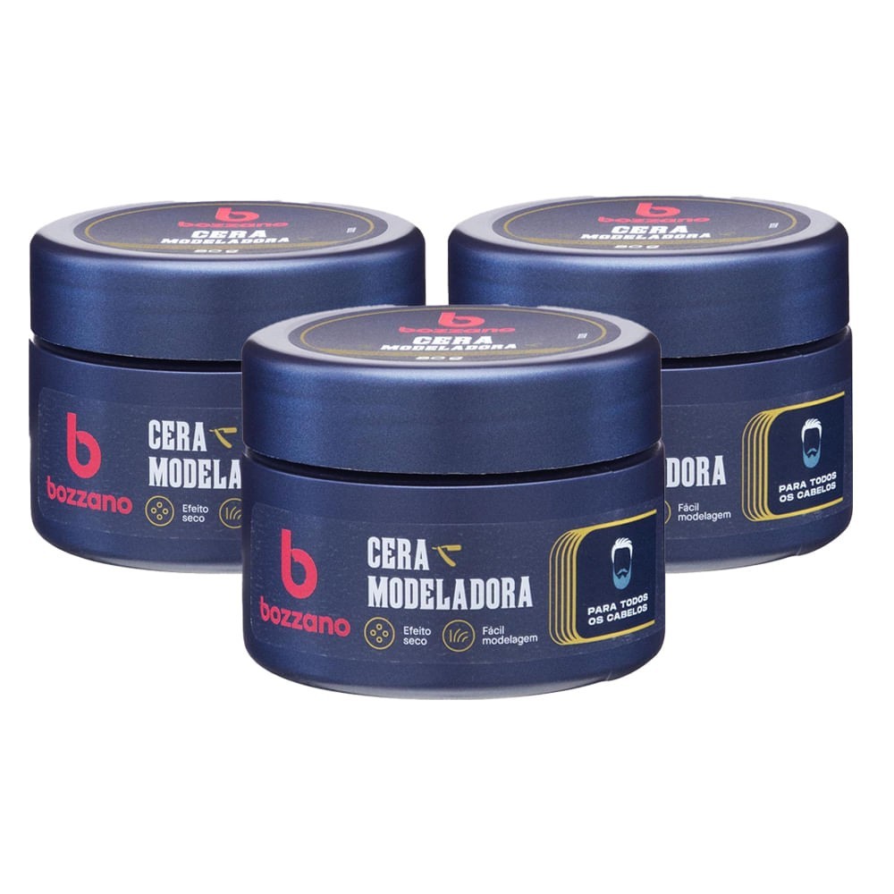 Cera Bozzano: Domine Seu Estilo (Kit 3x80g)
