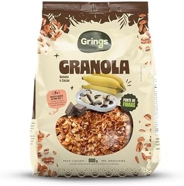 Grings Cerealle Granola Banana & Cacau 800G