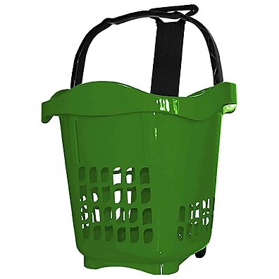 Cesta de Mercado com Rodas: 30L PLASNEW