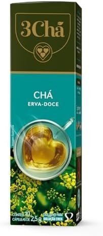 3 Corações Cápsula Tres Chá Erva Doce