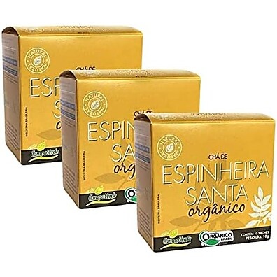 Chá Espinheira Santa Orgânico: Alívio Natural (30 Sachês)