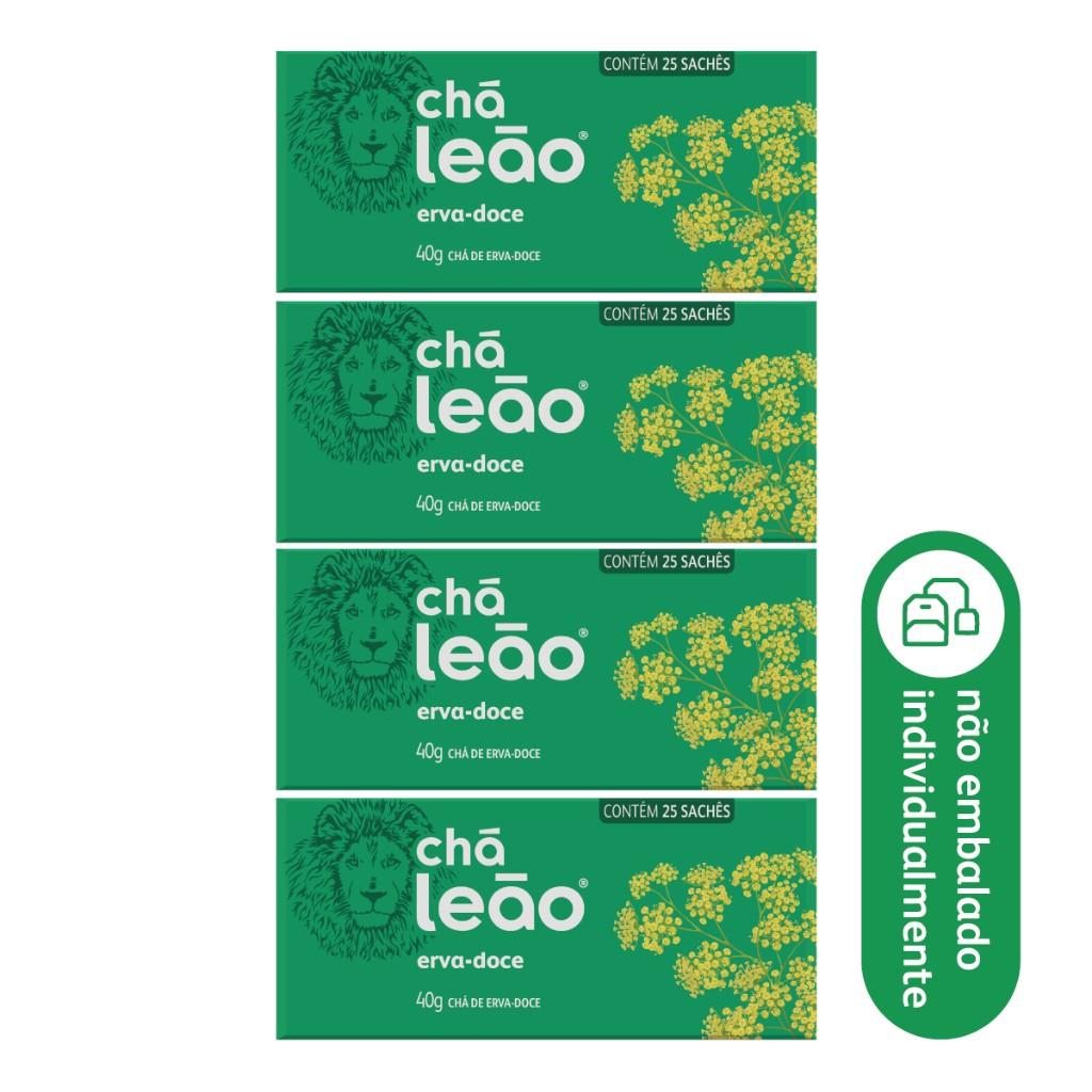 Chá Leão Erva-Doce: 100 Sachês para Relaxar
