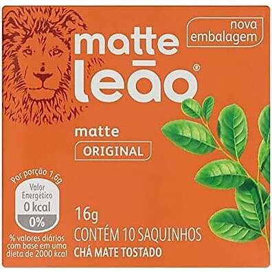 Chá Matte Leão Original: Refrescância Pura (10 Unidades)