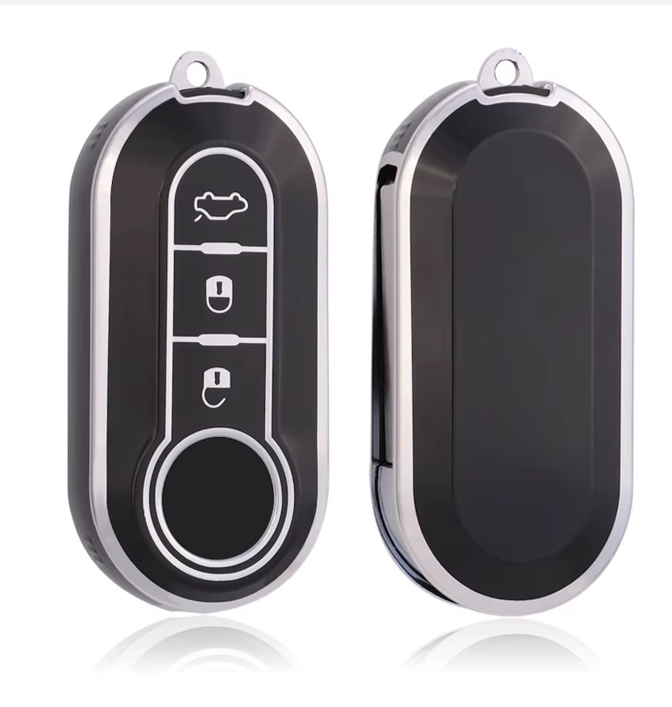 Capa Luxury Silicone para Chave Fiat: Proteção Premium Strada, Mobi, Palio e Mais!