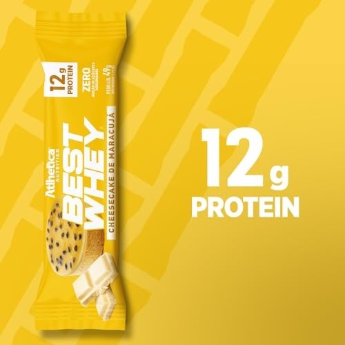 Atlhetica Nutrition Best Whey® Bar 12G Protein Cheesecake De Maracujá