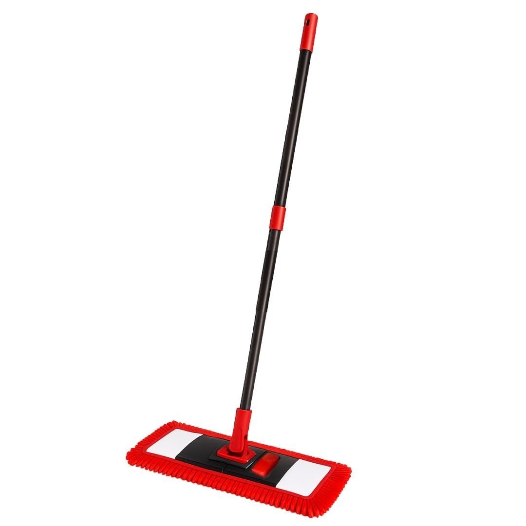 Mop Chenile com Cabo Flexível 120 cm - Limpeza Eficiente e Brilho Natural
