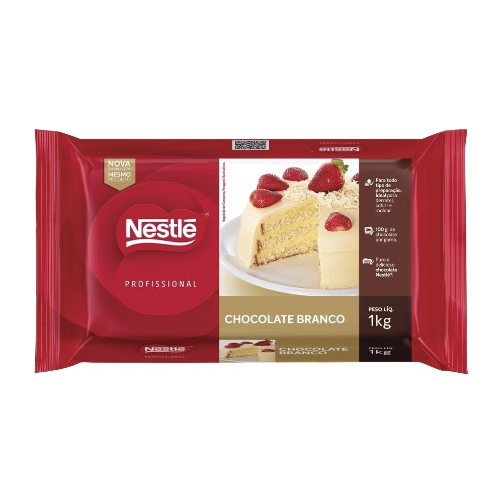 Chocolate Branco Nestlé 1kg: Cobertura Perfeita!