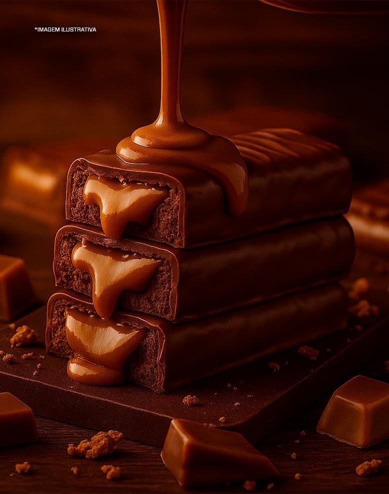 3VS Nutrition Barra de Proteína 45g Oh Yeah Sabor Chocolate & Caramelo - Caixa C/ 12