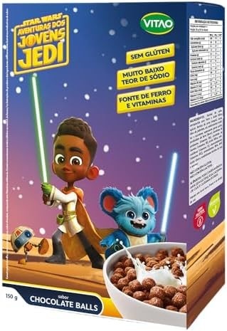 Cereal Chocolate Balls Sem Glúten Disney 150G