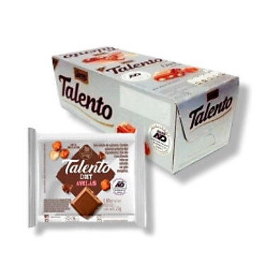 Chocolate Talento Mini Diet Avelã: Sabor Intenso Sem Açúcar