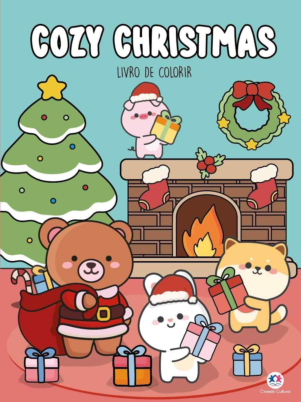 Cozy Christmas: Livro de Colorir Anti-Stress para Momentos Mágicos