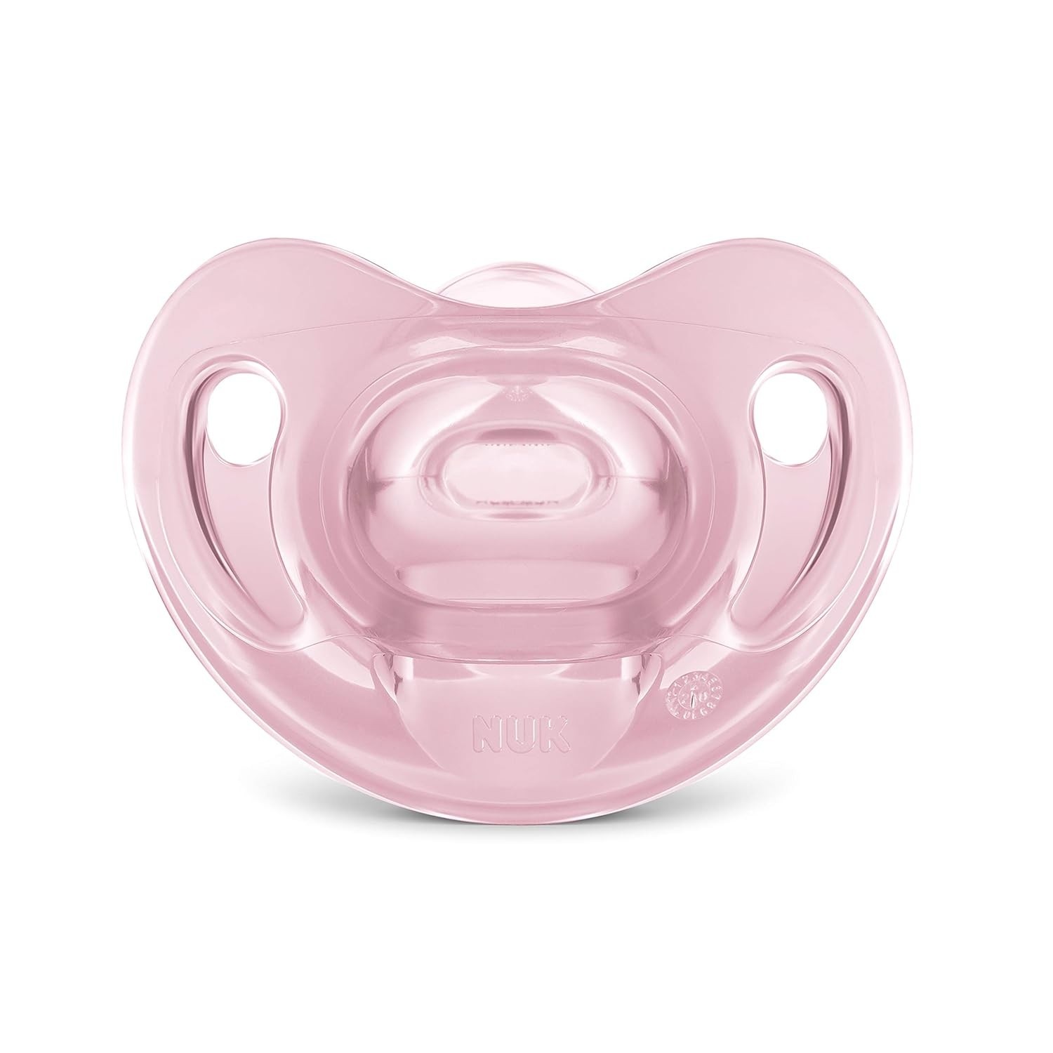 Chupeta Sensitive Soft 100% Silicone Rosa - NUK, Tam 2 (6-18 Meses), Bico Anatómico