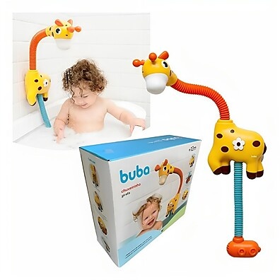 Chuveirinho Infantil Girafinha com Ventosa - Diversão no Banho