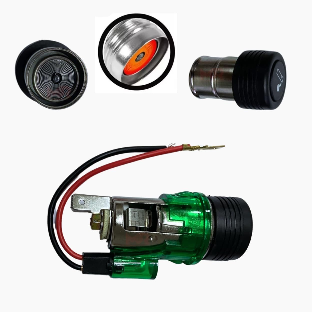Acendedor de Cigarro Automotivo 12V Universal - Potência e Praticidade para Seu Carro