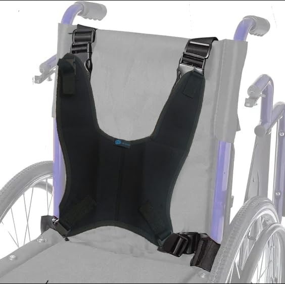 Cinto de Segurança com Suporte Torácico para Cadeira de Rodas em Neoprene - Conforto e Segurança Universal