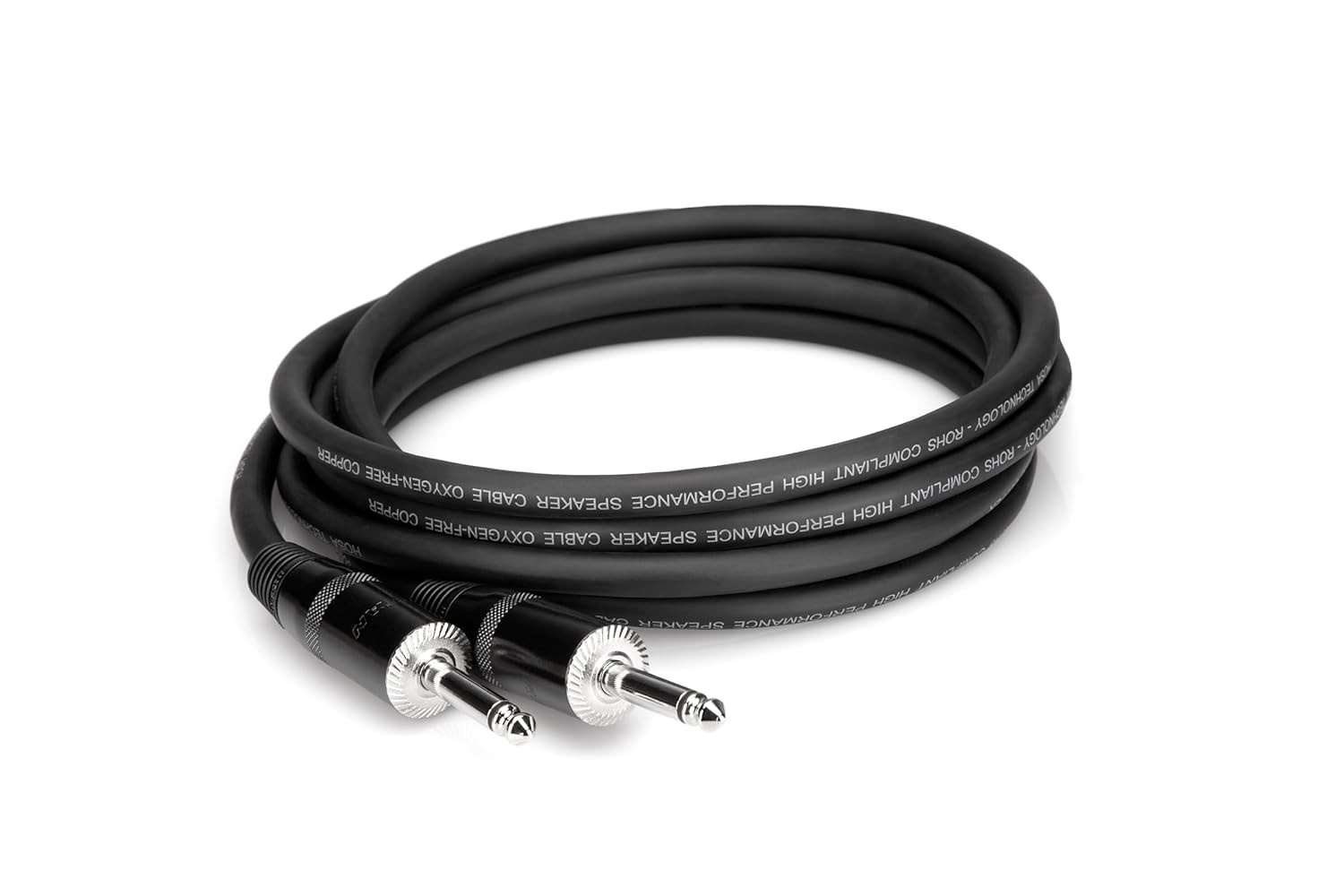 Cabo de Caixa de Som Hosa SKJ-403 REAN 1/4" TS Pro - 1 Metro de Potência e Clareza