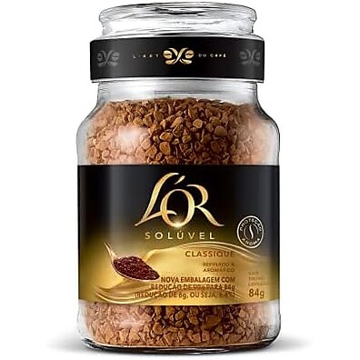 LOR Café Classique Solúvel: Sabor Intenso em Pote 84g