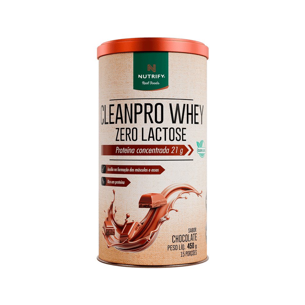 CleanPro Whey Zero Lactose: Seu shake sem culpa!
