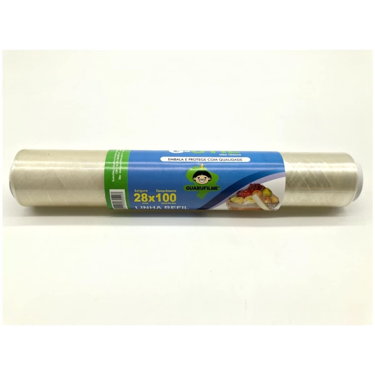 Campineira Filme PVC 28 cm x 100 Metros - Transparente e Resistente para Embalagens
