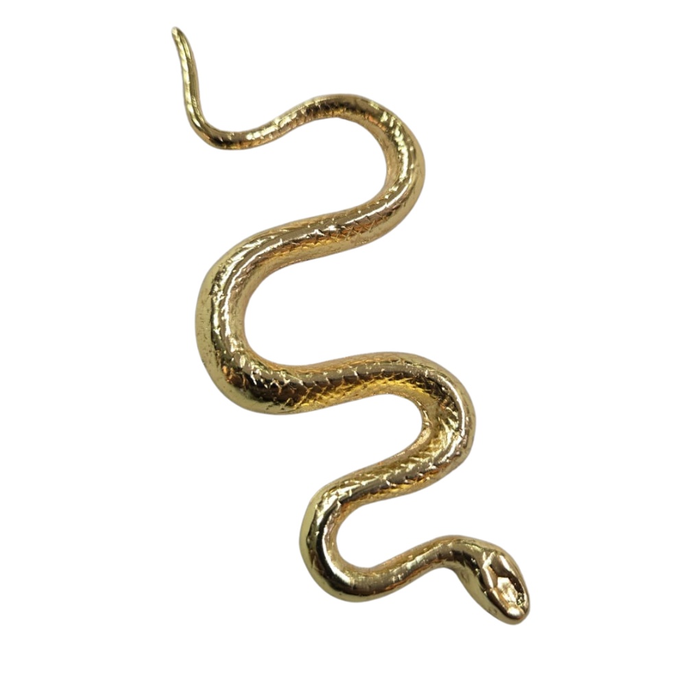 Cobra Dourada Assentamento: 10cm de Qualidade!