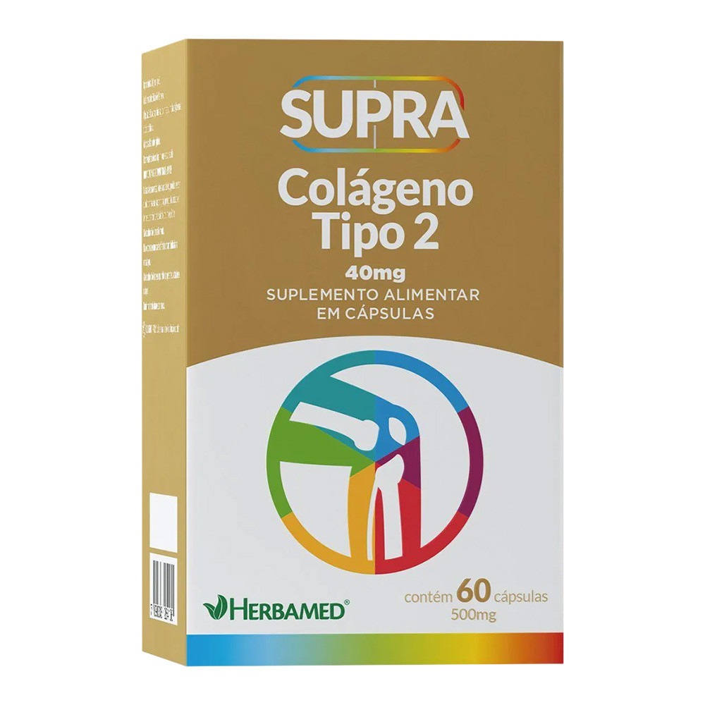 Colágeno Tipo 2 Supra 60 Cápsulas - Herbamed