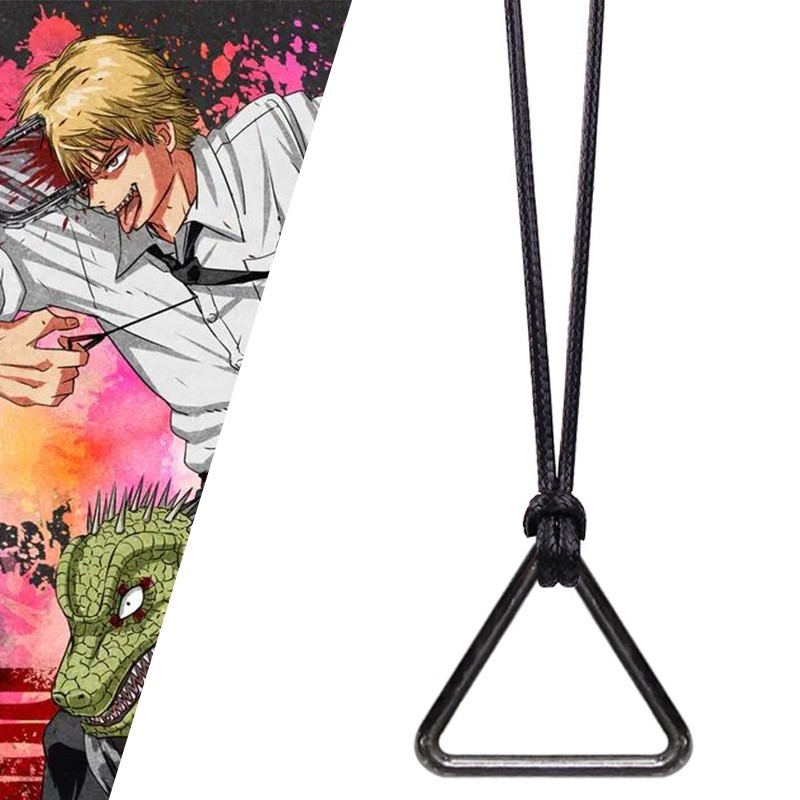 Colar Denji Pochita Anime: Acessório Unissex para Cosplay e Fãs
