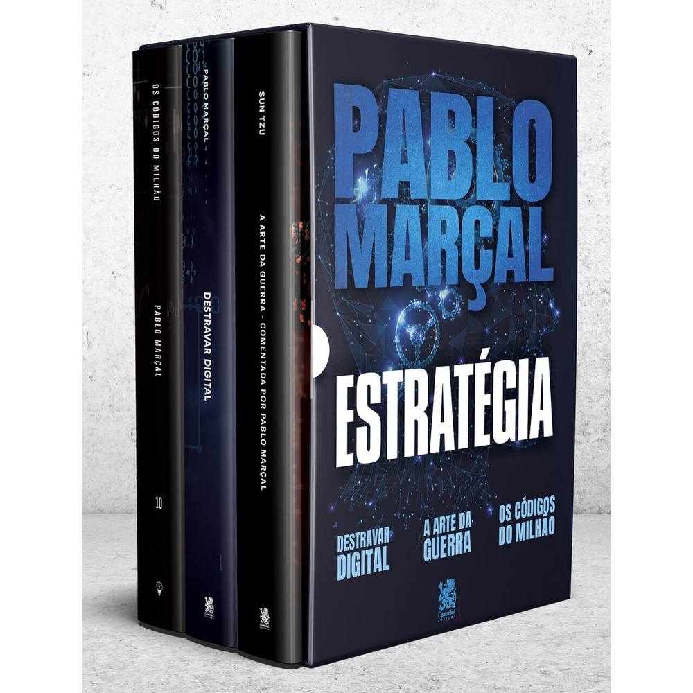 Coleção Estratégia Pablo Marçal: 3 Livros para Dominar a Vida