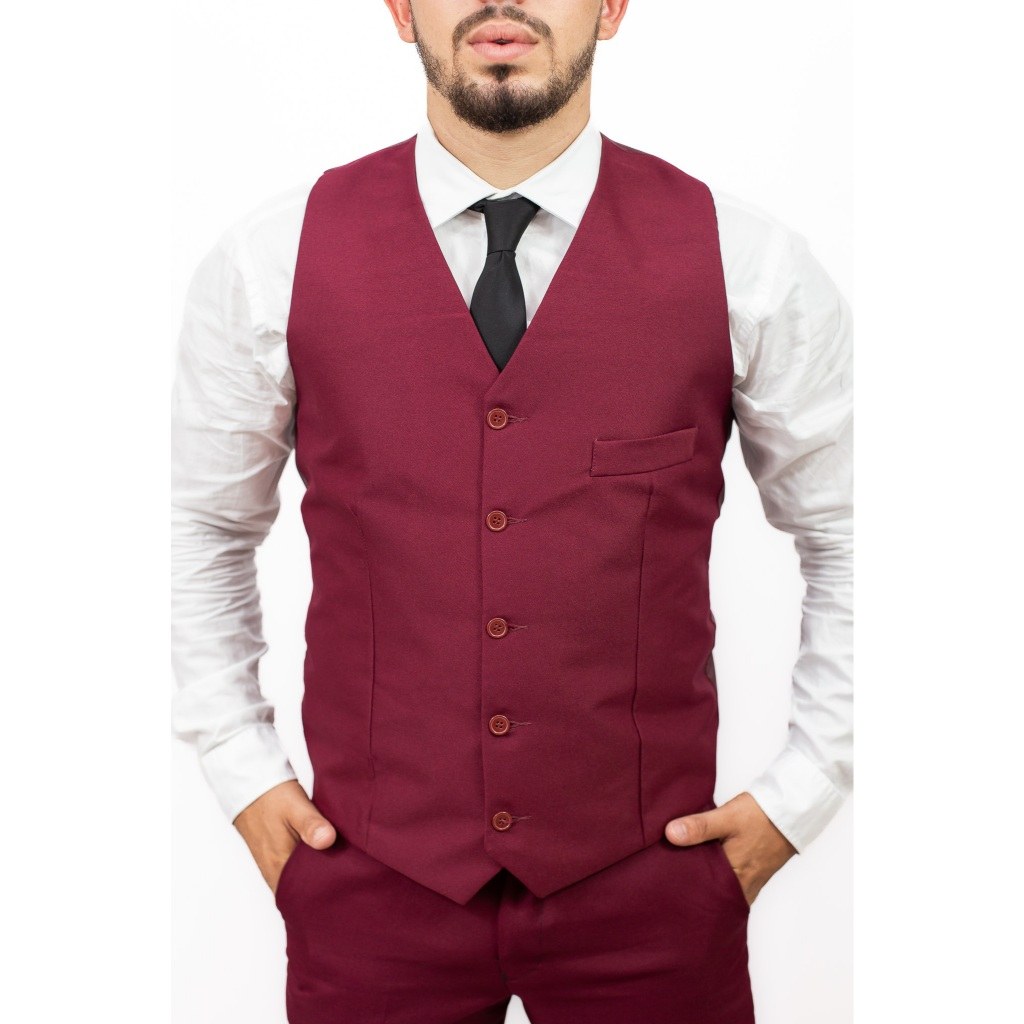 Colete Social Masculino Premium para Casamento e Formatura – Estilo e Qualidade em 100% Poliéster