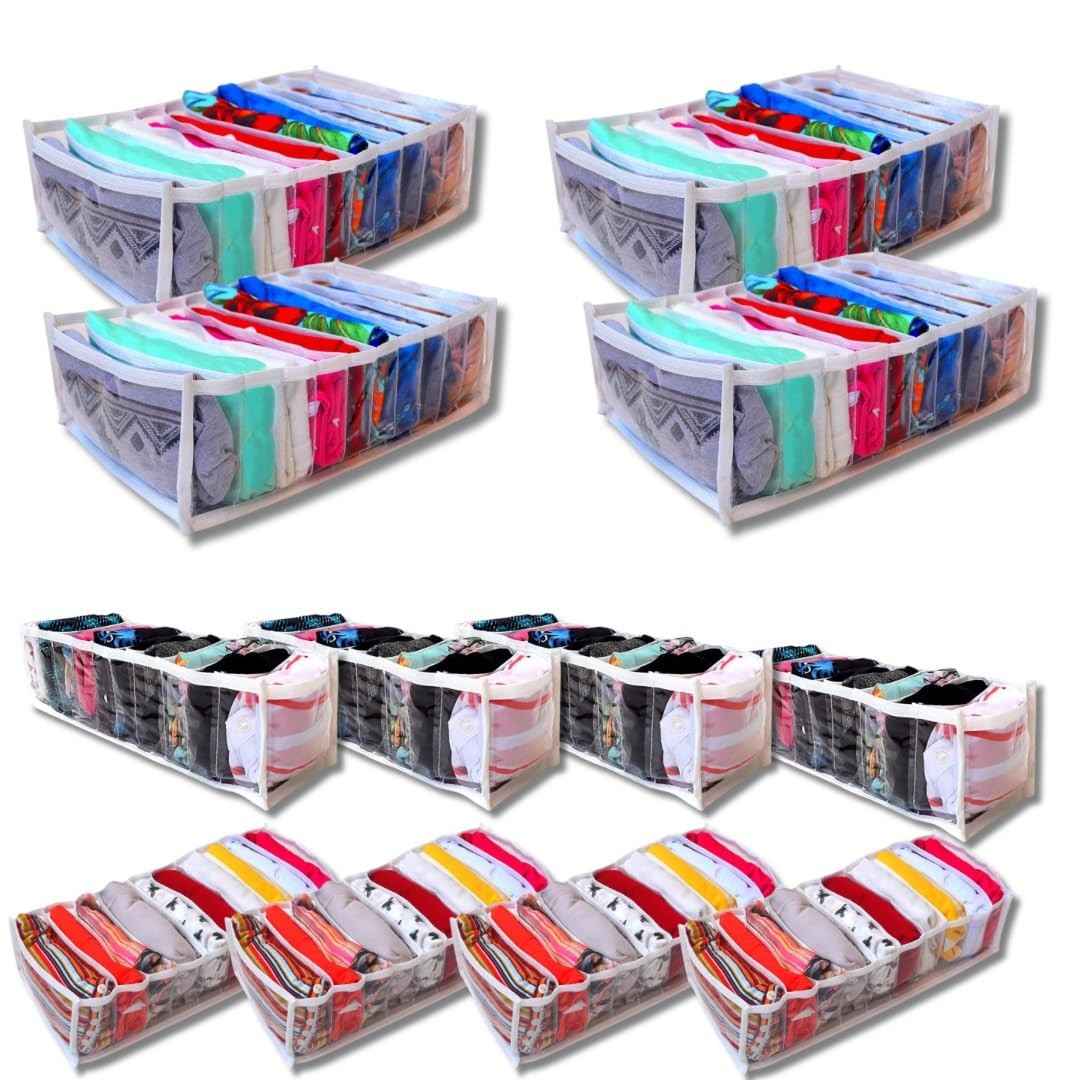 Kit 12 Colmeias Organizadoras de Gaveta - P, M e G - Organize com Estilo e Praticidade