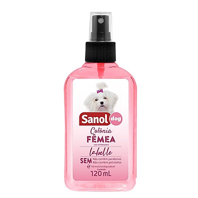 Colônia Sanol Dog Fêmea: Perfume Delicado e Seguro!