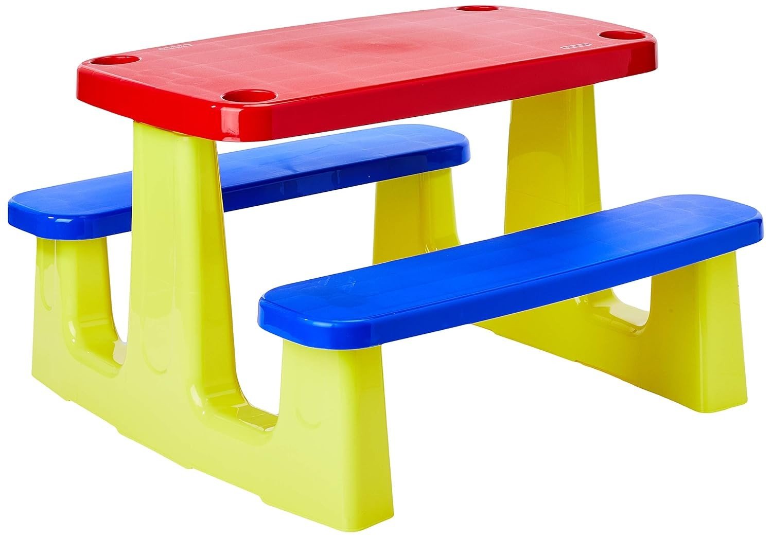 Mesa Picnic Infantil Tramontina - Conjunto Colorido com Tampo, Assentos e Base Montável