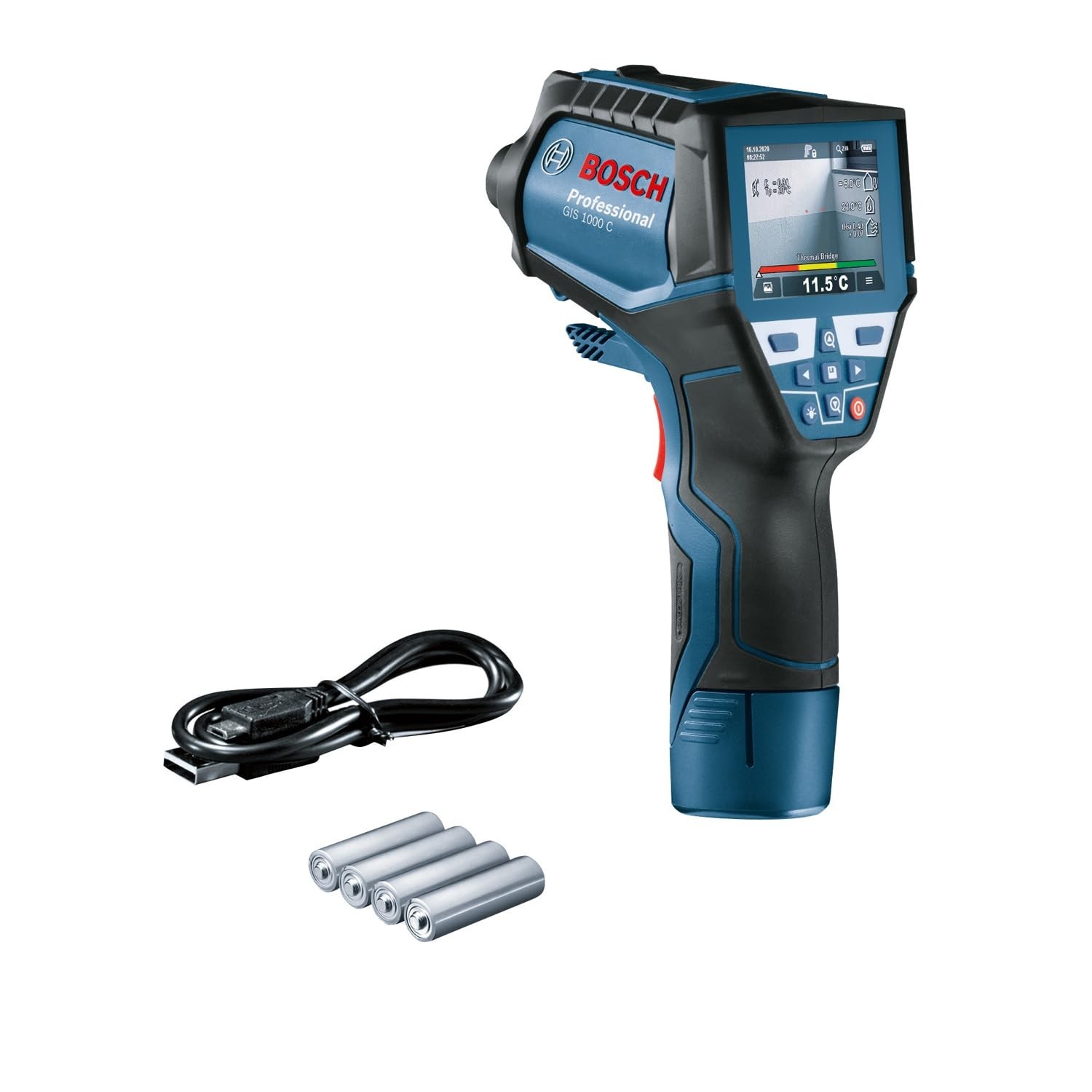 Termômetro Infravermelho Bosch GIS 1000 C: Precisão até 1000°C com Bluetooth