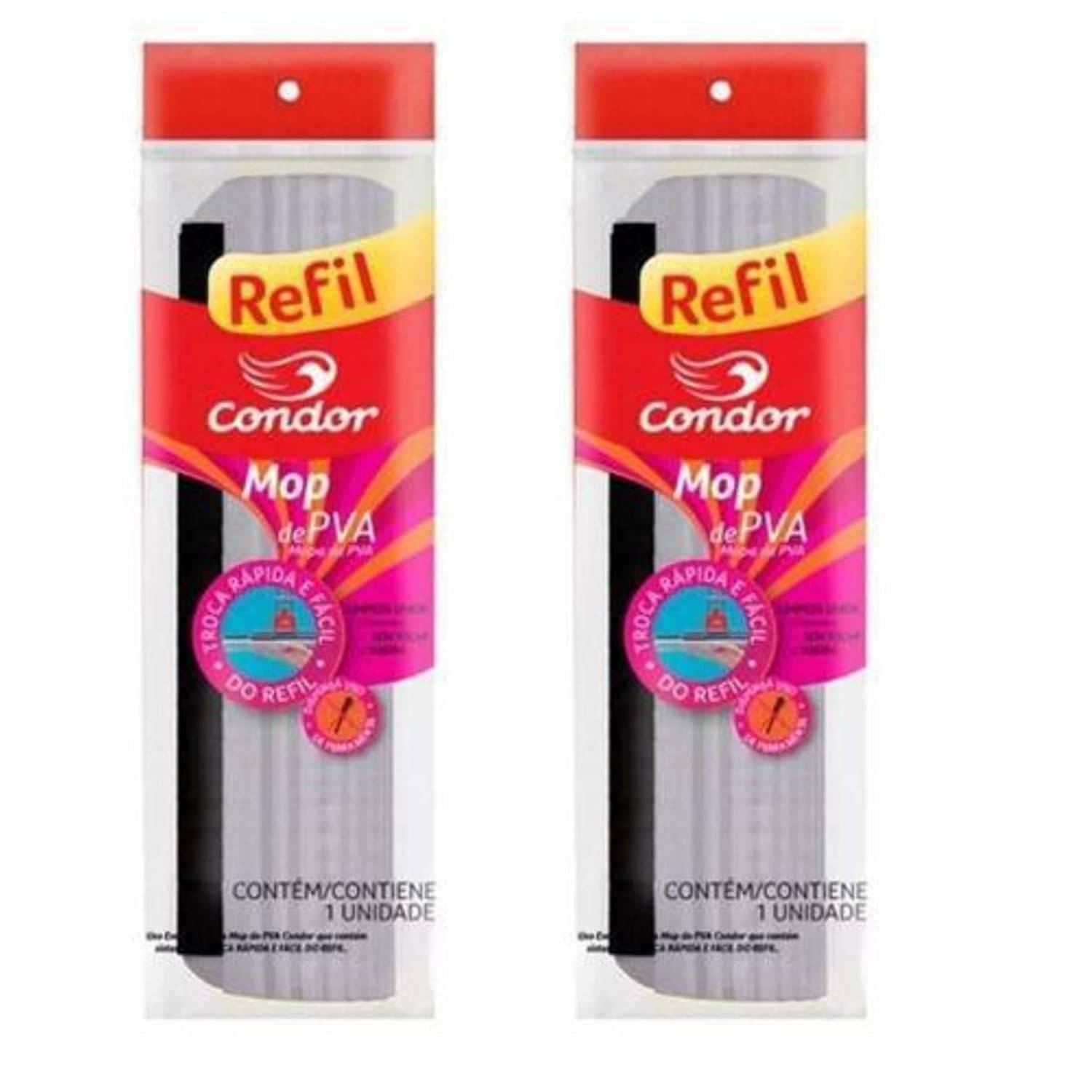 Kit com 2 Refis para Mop Rodo PVA Mágico 1620R - Alta Absorção