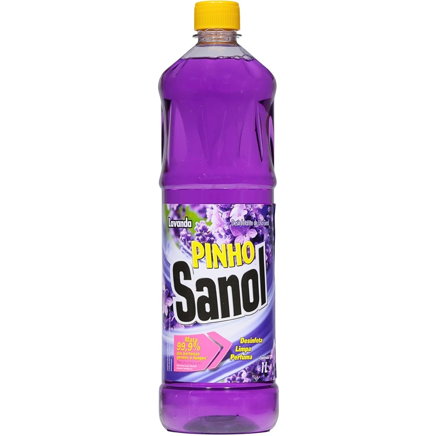Sanol Desinfetante Líquido Pinho Lavanda 1L - Potente Desinfecção com Fragrância Agradável
