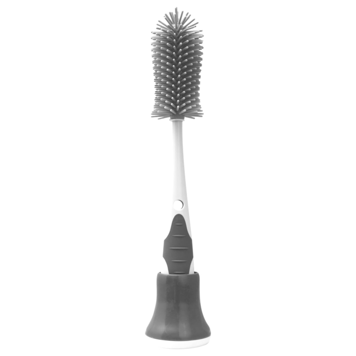 Clingo Escova de Silicone para Mamadeira com Base - Limpeza Profunda e Higiênica