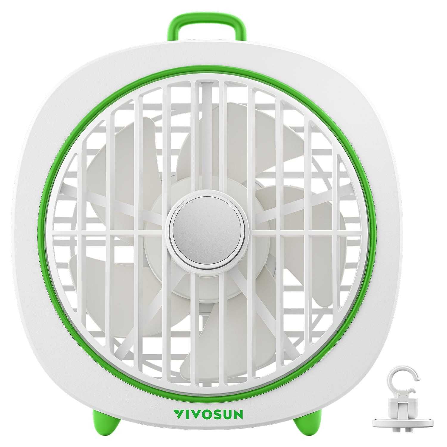VIVOSUN AeroWave D4 - Ventilador Silencioso 3 Velocidades com Gancho Ajustável para Barracas de Cultivo